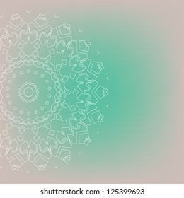 Soft mandala card