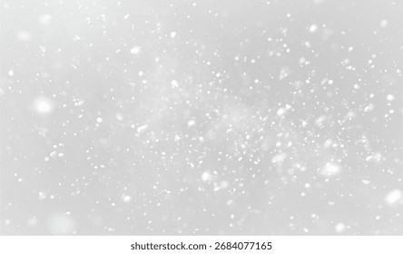 Superposición de nieve mate suave con escamas que caen textura transparente gran angular perfecta para obras de arte y composiciones digitales