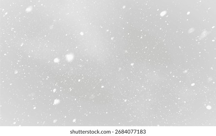 Soft matte snow overlay with falling flakes wide angle transparent texture perfect for digital artwork and compositions