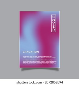 soft mesh gradation modern style cover template background, abstract color, design vector graphic