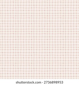 soft milk tea color plaid, hand-drawn pattern, seamless background
