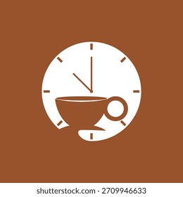 Ilustración de pausa de café mínima suave