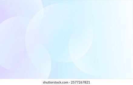 Soft minimal color gradient with light blue and purple with geometric shapes and lines. Modern design with glowing shapes, Perfect for project banner background.