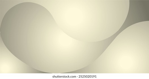 Un diseño abstracto suave y minimalista con suaves curvas de color beige y crema. El sutil gradiente y el suave flujo entre los colores lo convierten en un fondo versátil para varios usos.