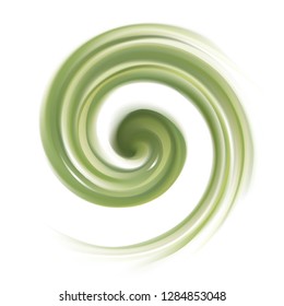 Soft mixed gel light apple avocado yellow curvy eddy tea ripple artistic fond. Fern pea swamp color creative water wavy volute fluid smooth sauce surface with space for text in glowing white center
