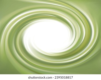 Soft mixed gel light apple avocado yellow curvy eddy tea ripple artistic fond. Fern swamp color creative water wavy volute fluid smooth glowing sauce surface with space for text in center of funnel