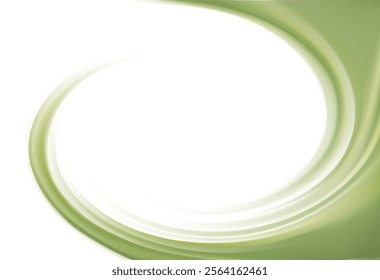 Soft mixed gel light apple avocado yellow curvy eddy tea ripple artistic fond. Fern pea swamp color creative water wavy volute fluid smooth sauce surface with space for text in glowing white center