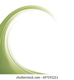 Soft mixed gel light apple avocado yellow curvy eddy tea ripple artistic fond. Fern pea swamp color creative water wavy volute fluid smooth sauce surface with space for text in glowing white center