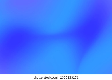 Fondo azul abstracto monocromático suave. Plantilla dinámica de degradado azul brillante de Azure y Palatinate. Ilustración vectorial. EPS 10
