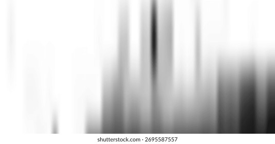 Un fondo abstracto suave y monocromo está dominado por rayas de Vertical borrosas en tonos de blanco, gris y negro, creando un diseño minimalista y elegante con un efecto estético sereno