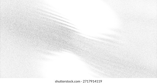 Onda pontilhada monocromática macia, desvio de grão diagonal e desvanecimento suave. Fundo de textura de ruído mínimo para branding, layout editorial, ilustração de vetor