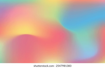 Ilustração vetorial de fundo multicolor suave, bg, fundo, desfoque, abstrato, colorido, gradiente