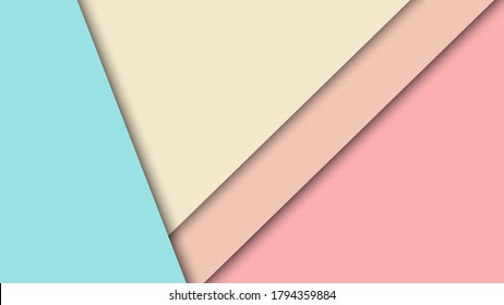 soft Multicolor paper sheet background vector illustration best for background, branding and wallpaper backdrop, flat lay