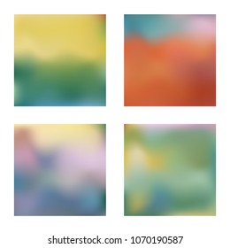 Soft multicolored background. Iridescent gradients of gradients. Wrapping paper, background, wallpaper