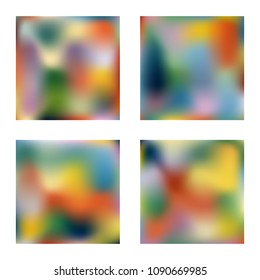Soft multicolored background. Iridescent gradients of gradients. Wrapping paper, background, wallpaper