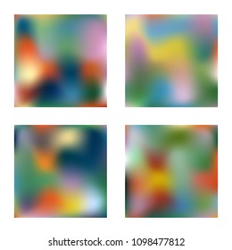 Soft multicolored background. Iridescent gradients of gradients. Wrapping paper, background, wallpaper