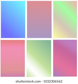 Soft multicolored gradient background. Eps 10