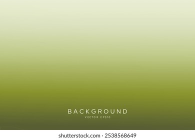 Soft natural olive green color gradient background, vector illustration 