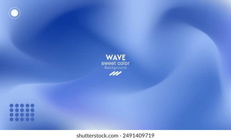 fondo de ondas azul marino suave, fondo de diseño degradado con colores pastel