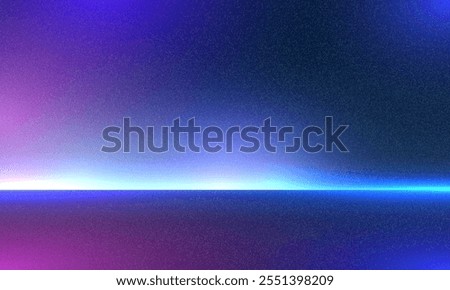 Soft neon gradient studio room, abstract background pattern, walls and floor reflect neon lights, soft grainy texture vintage style, technology connected blue-green background. Future technology.