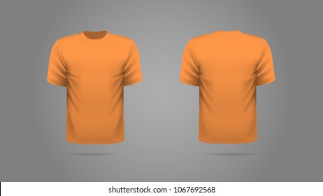 orange t shirt outline