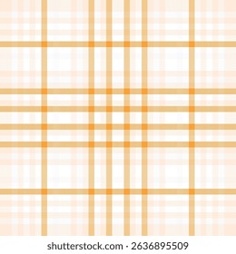 Soft orange and white plaid pattern.  Perfect for textile design, backgrounds, or website templates. This subtle, elegant texture evokes feelings of warmth and comfort.