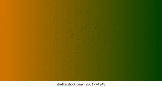 Soft orange-to-green gradient background with delicate green speckles and a thin dark border, offering a moody, vintage abstract texture ideal for design projects, web headers, backdrops, and artistic overlays.