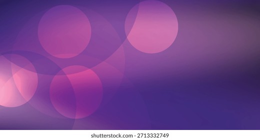 Soft, out-of-focus circular lights in shades of purple and pink create a dreamy, ethereal background.