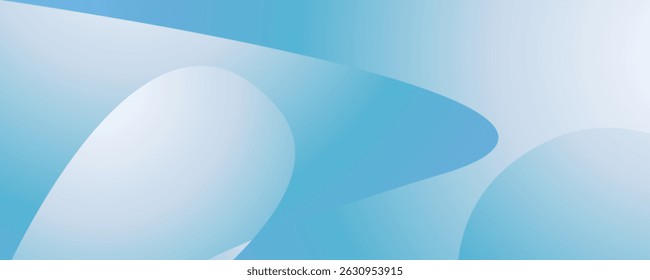 Ondas sobrepostas suaves de água e branco criam um design abstrato pacífico para fundos visuais modernos.