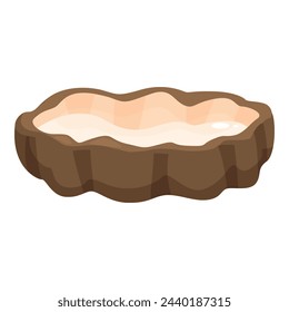 Soft oysters icon cartoon vector. Nature menu restaurant. Cafe dinner meal