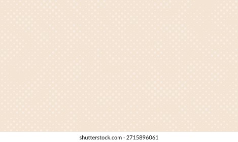 A soft, pale peach background features a subtle pattern of repeating dots creating a gentle gradient effect, ideal for minimalist design projects, elegant branding, or clean website layouts.