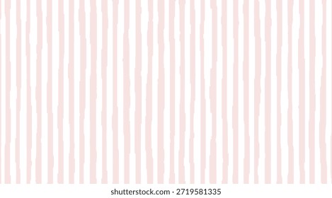 Las suaves rayas de Vertical rosa pálido y blanco con una textura orgánica y ligeramente irregular crean un patrón suave y encantador ideal para fondos decorativos, diseños de habitaciones para niños o cualquier