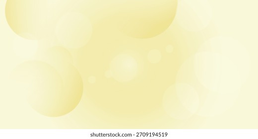 A soft, pale yellow abstract background with gentle, out-of-focus bokeh circles and a dreamy, ethereal glow.