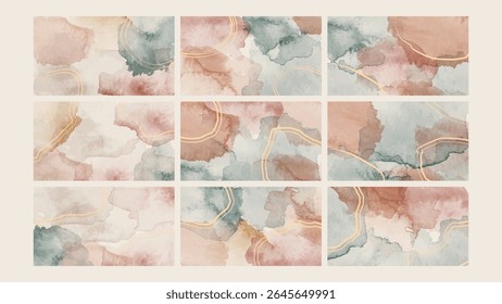 Soft pastel abstract artwork with expressive brush strokes and flowing shapes, giving a creative and gentle visual impression.