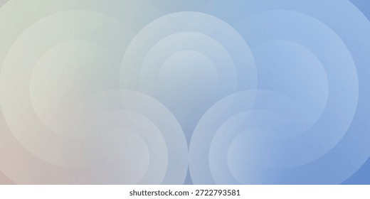 Fundo Abstrato De Pastel Suave Com Gradiente De Círculos Para Calmo, Design Moderno E Papel De Parede