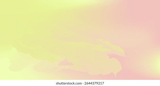 Soft pastel abstract background with a gentle blend of yellow and pink tones, Smooth transitions and light textures create a calm, dreamy, and elegant visual for creative design