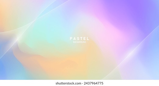 soft pastel abstract background vector illustration