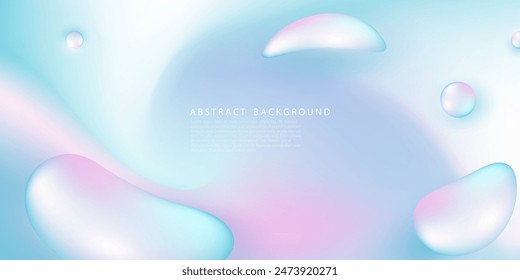 soft pastel abstract background vector illustration