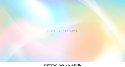 soft pastel abstract background vector illustration