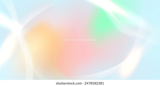 soft pastel abstract background vector illustration