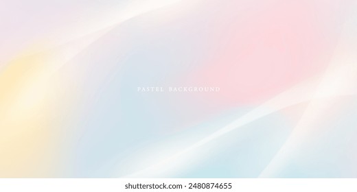 soft pastel abstract background vector illustration