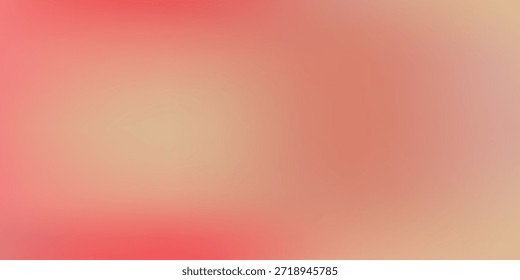 Fondo abstracto pastel suave con cálidos tonos rojos, beige y dorados que se mezclan suavemente. Una ilustración de Vector borrosa y de ensueño 10 eps 
