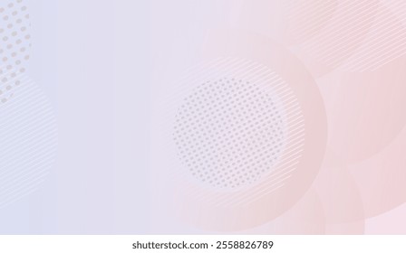 soft pastel abstract design with gradient hues of pink and blue, featuring geometric circles and striped patterns. Ideal for modern backgrounds and art