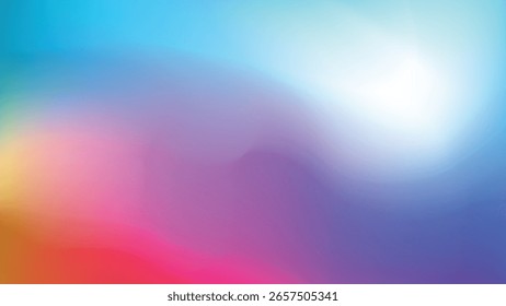 fundo pastel macio com cores arco-íris, simples e elegante