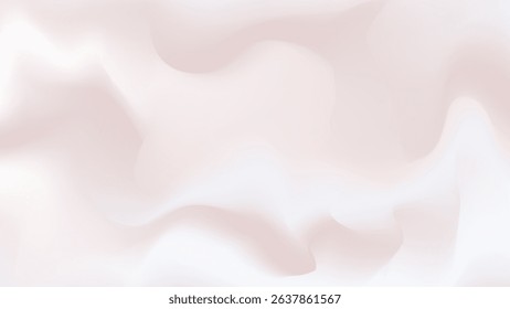 Soft pastel background with smooth flowing shapes creating calm and gentle atmosphere, holographic background concept.