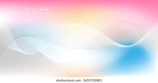 Soft pastel backgrounds include pink, yellow, blue, white, and gray. They look clean and are suitable for use as backgrounds for design, creative work, or various digital media.