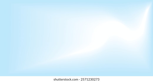 Soft, pastel blue gradient background. Minimalist and clean design. Vector illustration