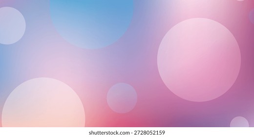 Soft pastel bokeh circles creating a dreamy and ethereal background effect.