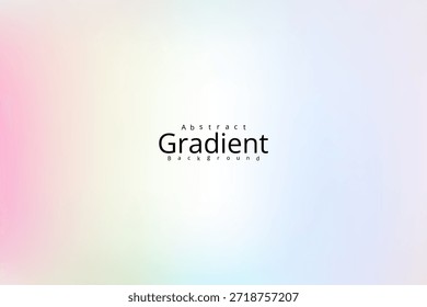 Suave fondo degradado de color pastel con una sutil mezcla abstracta de tonos rosa, azul y verde claro perfecto para conceptos de diseño modernos