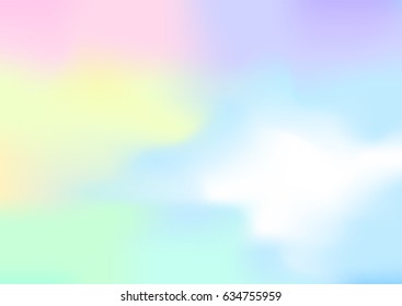 Soft pastel colored abstract background vector